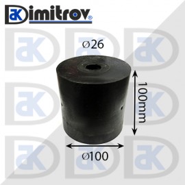 Гумен тампон Ø 26 х Ø 100 х 100 mm